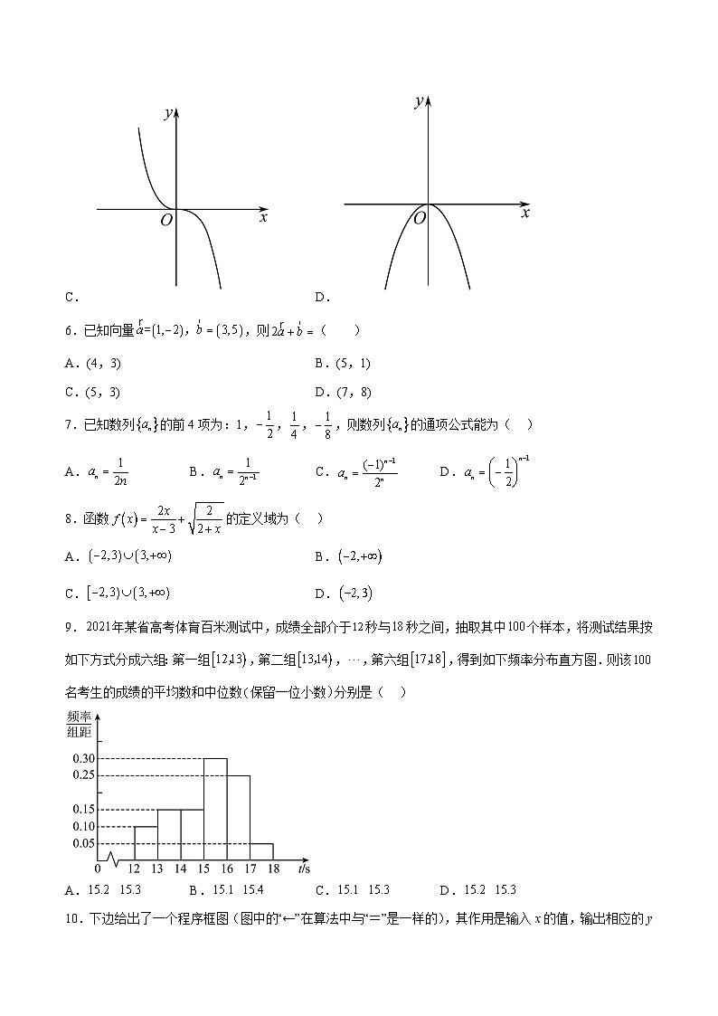 2023年江苏省普通高中学业水平合格性考试数学模拟卷B(含考试版+解析版+参考答案)02