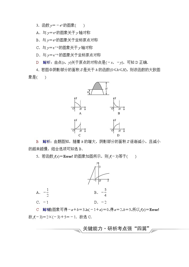 高考数学一轮复习第2章第7节函数的图象学案第3页