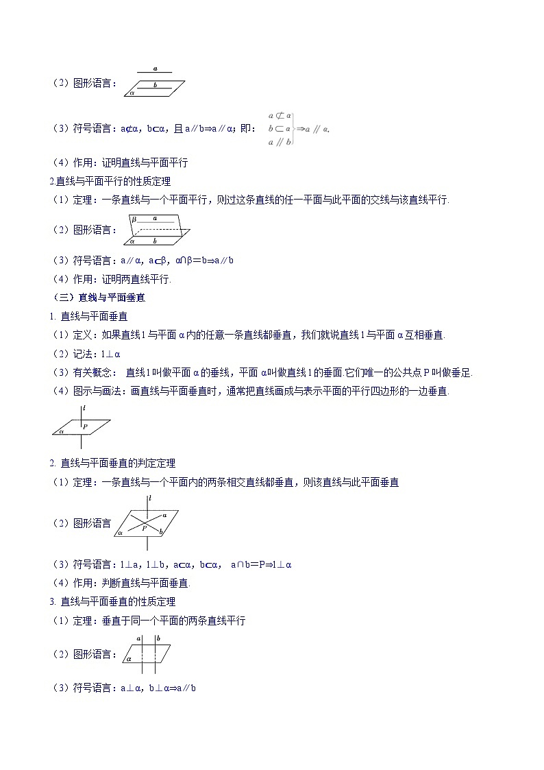 专题09 基本图形的平行与垂直——2022-2023学年高一数学下学期期末知识点精讲+训练学案+期末模拟卷(苏教版2019必修第二册)02