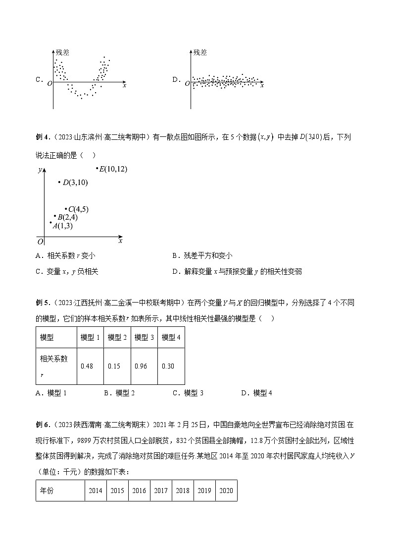 专题14 线性回归直线与非线性回归直线方程(原卷版)第3页
