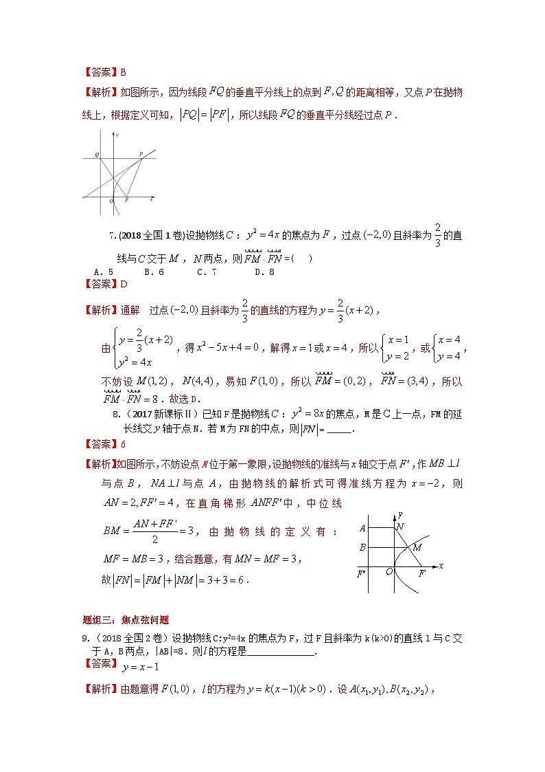 易错点18 抛物线(解析版)-备战2022年高考数学考试易错题第3页