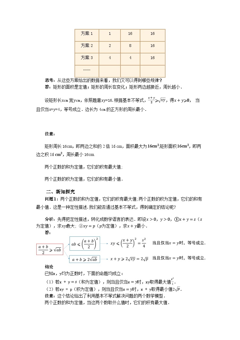 《基本不等式（2）》示范公开课教案【高中数学必修第一册北师大】02