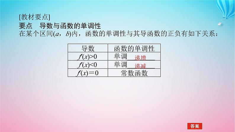 新教材2023版高中数学第二章导数及其应用6用导数研究函数的性质6.1函数的单调性第1课时函数的单调性与导数课件北师大版选择性必修第二册04