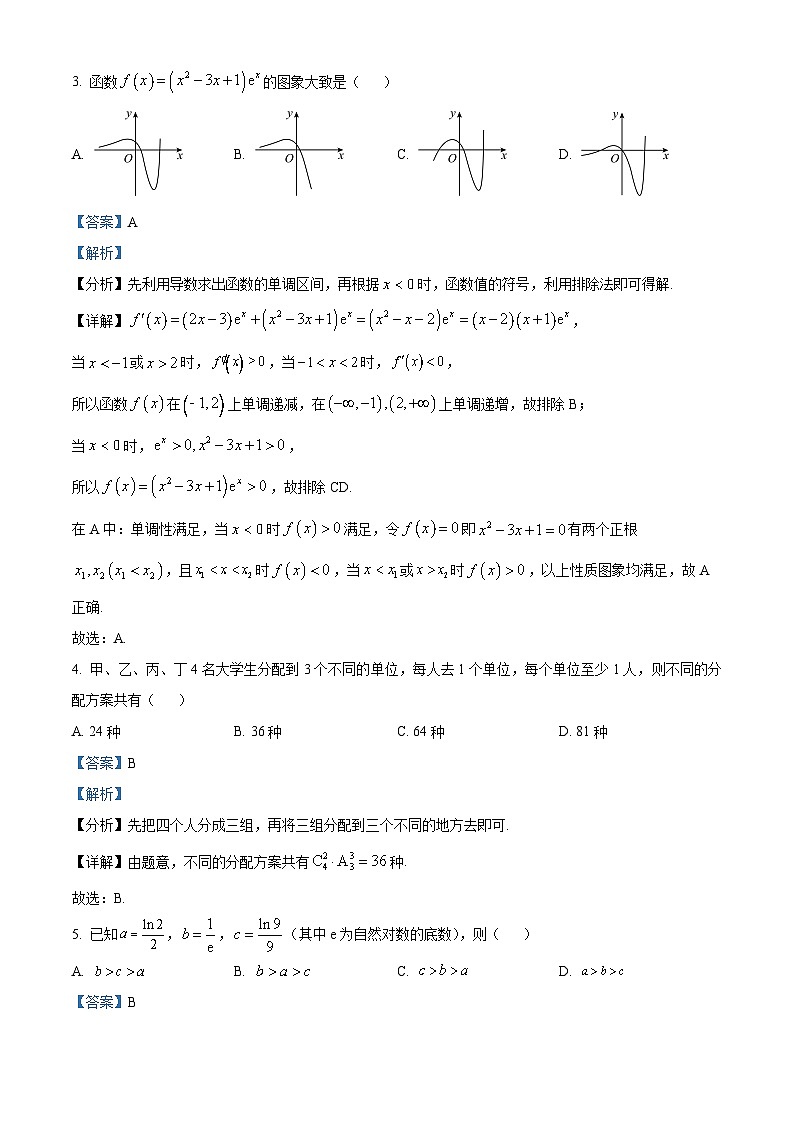 河北省唐山市十县一中联盟2022-2023学年高二数学下学期期中试题(Word版附解析)第2页