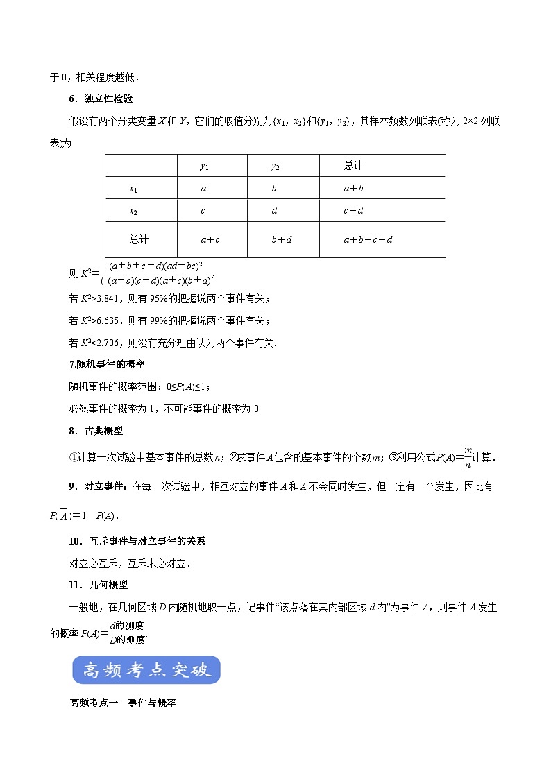 高考数学二轮专题学与练 17 概率与统计(考点解读)(含解析)第3页
