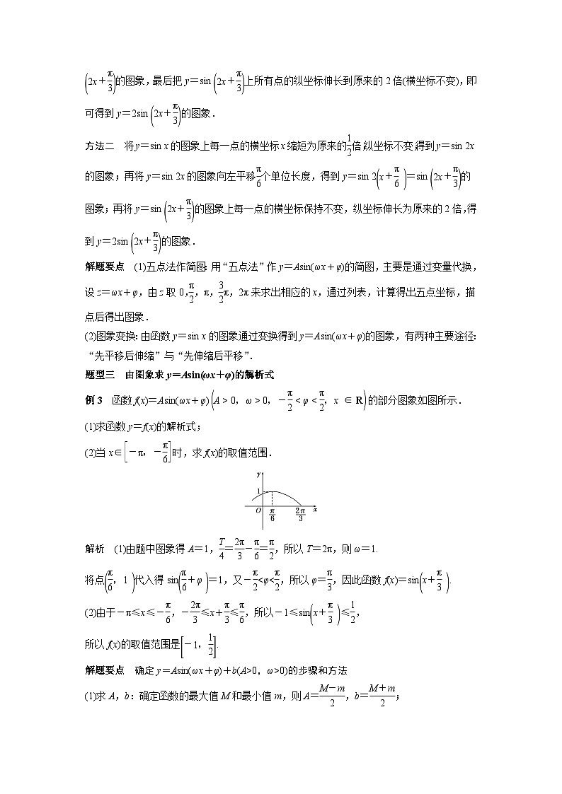 艺术生高考数学专题讲义:考点18 函数y=Asin(ωx φ)的图象与性质第3页