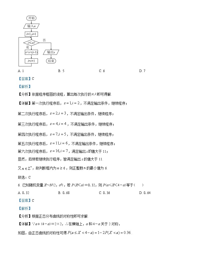 2023广元广元中学高二下学期期中考试数学理科试题含解析03
