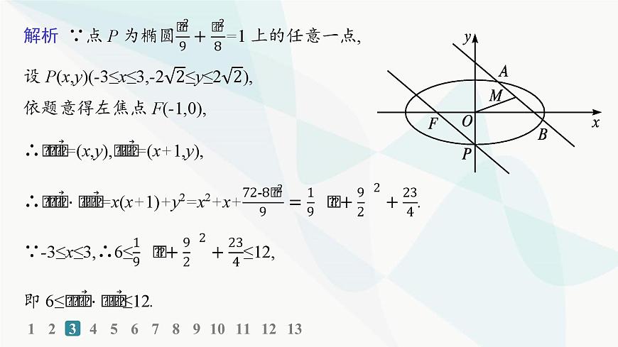 人教A版高中數(shù)學(xué)選擇性必修第一冊第3章習(xí)題課橢圓的綜合問題及應(yīng)用——分層作業(yè)課件第7頁