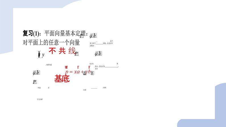 人教版1.2 空间向量的基本定理课件PPT06