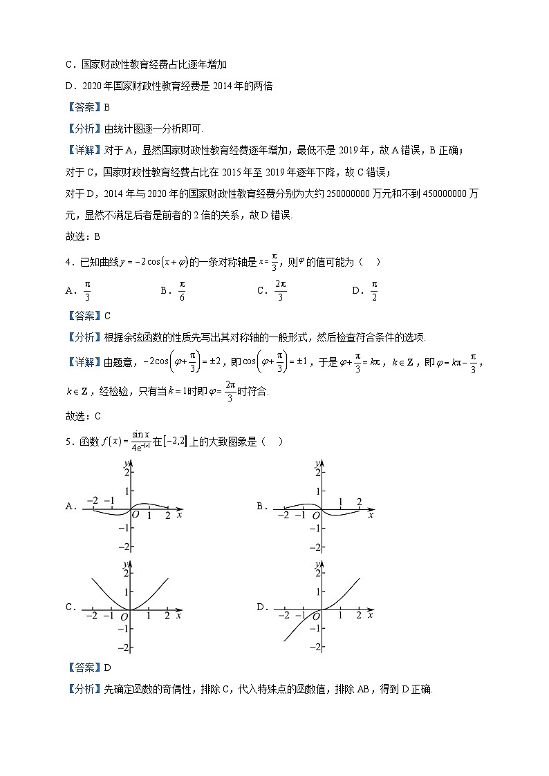 2023届贵州省遵义市高三第三次统一考试数学(理)试题含解析第2页