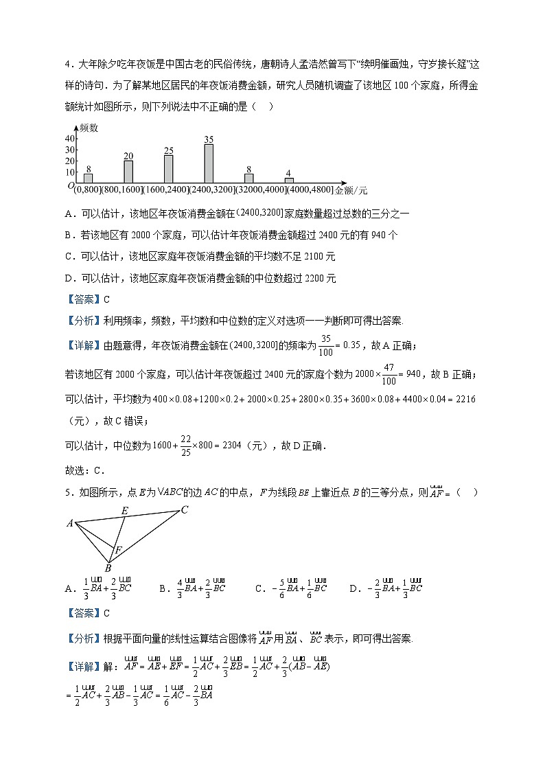 2023届四川省绵阳南山中学高三下学期高考热身考试数学(文)试题含解析第2页