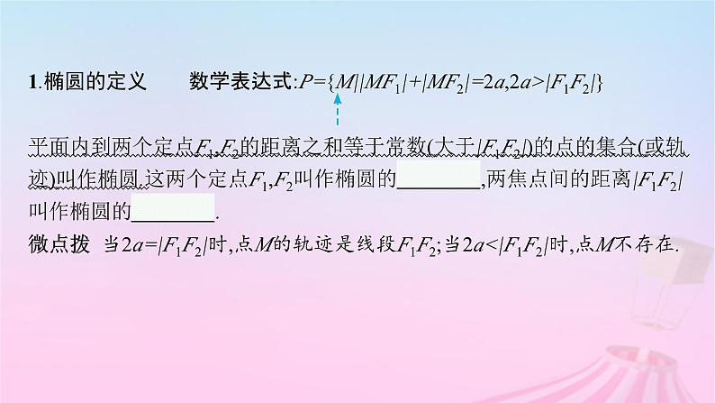 适用于新教材2024版高考数学一轮总复习第九章平面解析几何第五节椭圆课件北师大版第5页