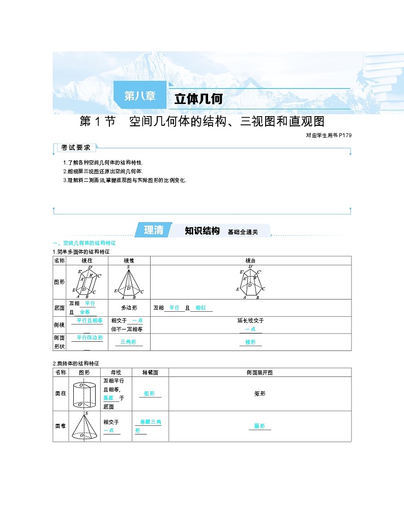 第八章 立体几何第1页
