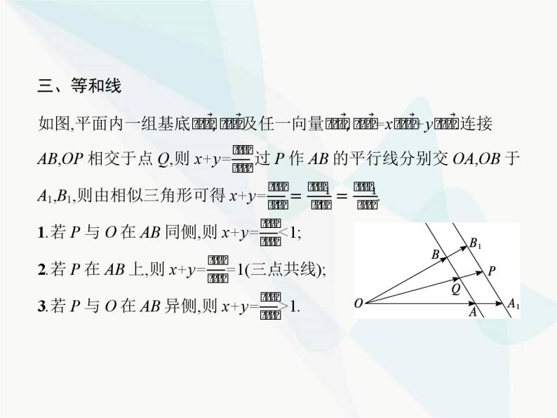 高中数学学考复习专题(2)平面向量的几何意义、极化恒等式、等和线课件05