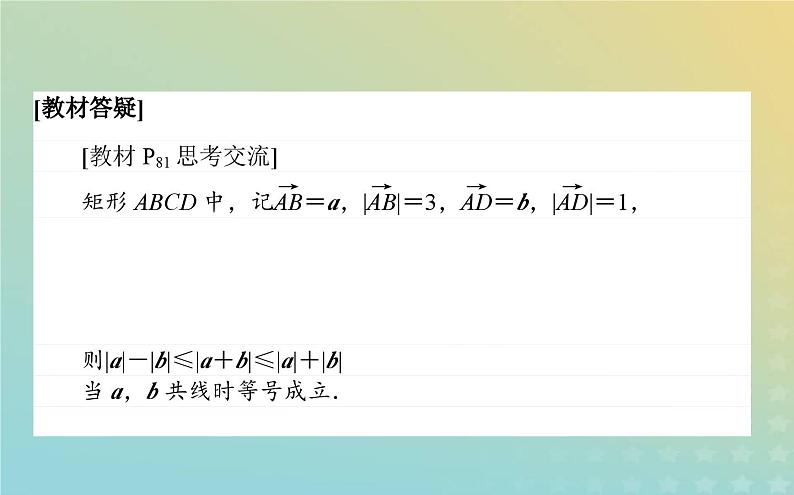 新教材2023版高中数学第二章平面向量及其应用2从位移的合成到向量的加减法2.1向量的加法课件北师大版必修第二册第8页