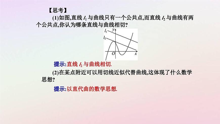 新教材2023高中數(shù)學(xué)第五章一元函數(shù)的導(dǎo)數(shù)及其應(yīng)用5.1導(dǎo)數(shù)的概念及其意義第2課時導(dǎo)數(shù)的幾何意義課件新人教A版選擇性必修第二冊第4頁
