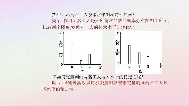 新教材2023高中数学第七章随机变量及其分布7.3离散型随机变量的数字特征7.3.2离散型随机变量的方差课件新人教A版选择性必修第三册第5页