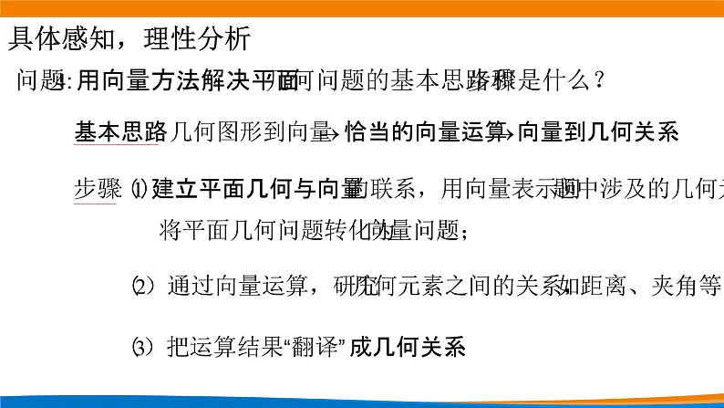 新人教A版高中数学必修二《6.4.1平面几何中的向量方法》课件第6页