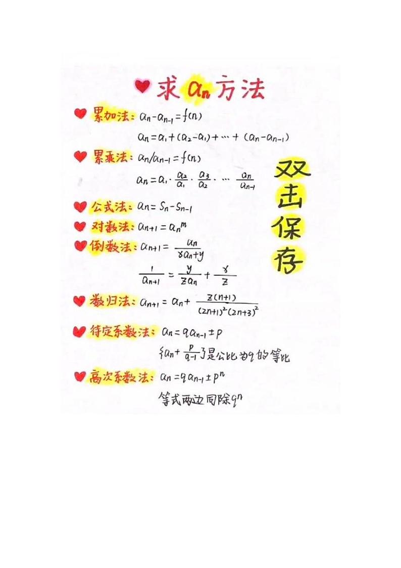 2024年高考数学第一轮复习:高中三年不啃下这张表数学别想上130第1页