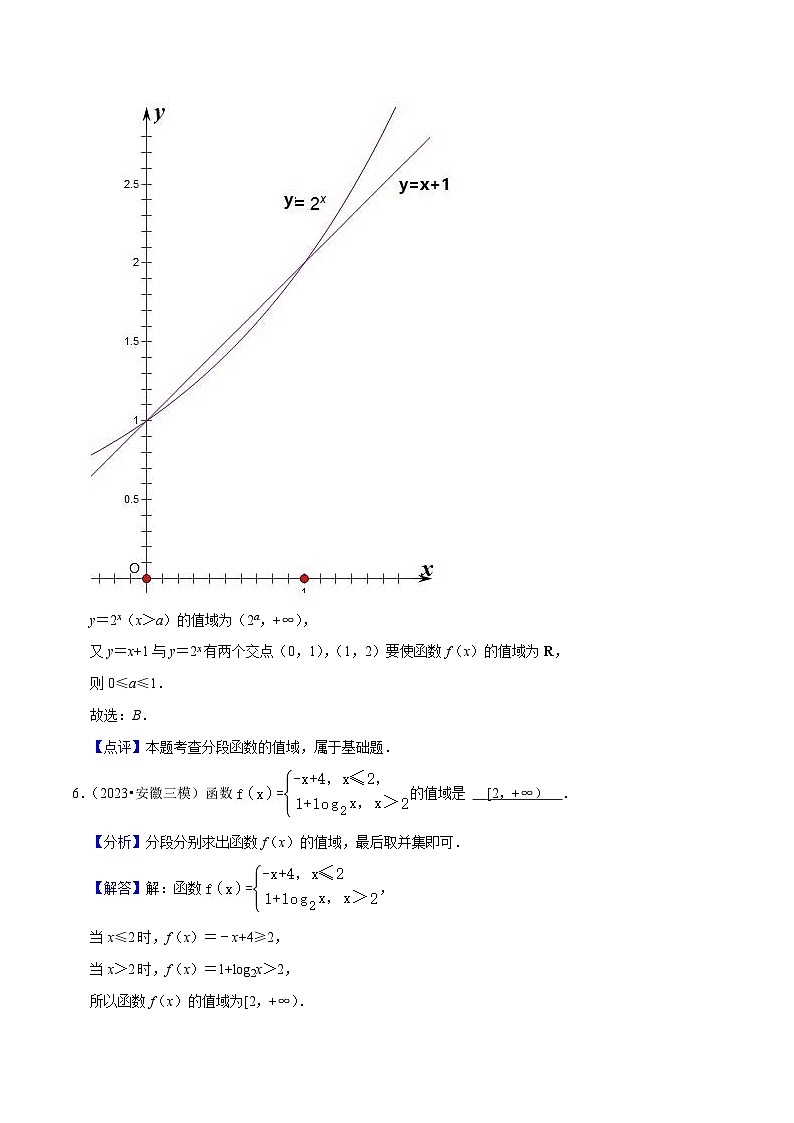 综合训练03函数的概念与性质(14种题型60题专练)-【一轮复习讲义】2024年高考数学复习全程规划(新高考地区专用)(解析版)第3页