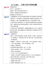 高考数学三轮冲刺考前20天终极冲刺攻略： 立体几何与空间向量  含答案解析