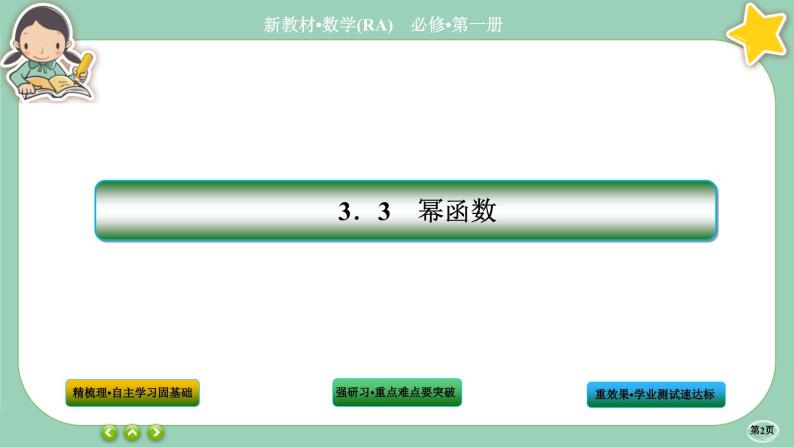 人教A版数学必修一3.3《幂函数》课件PPT02