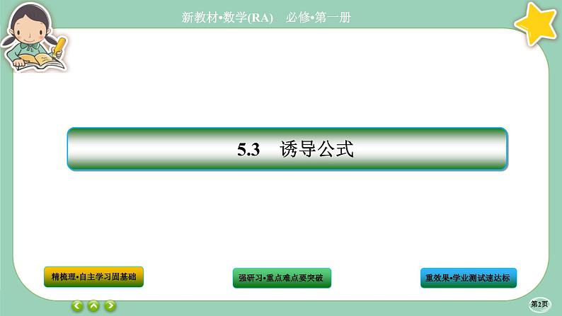 人教A版数学必修一5.3《诱导公式》(第2课时)课件PPT第2页