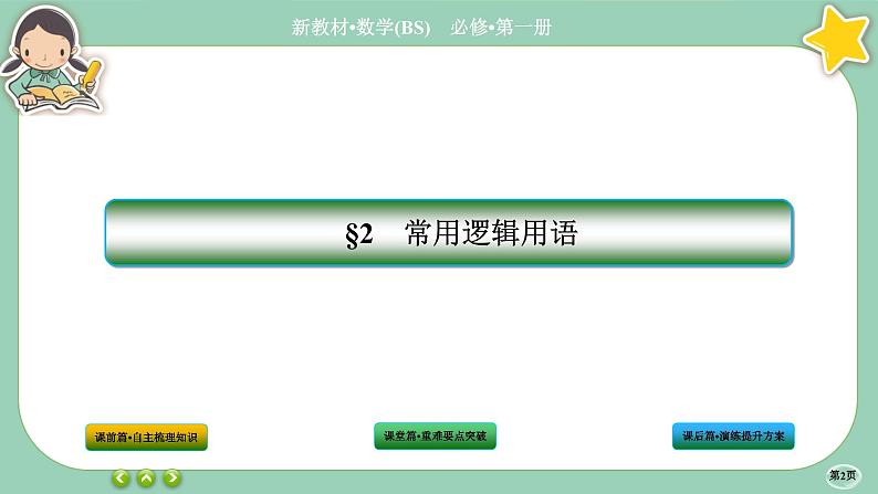 北师大版数学必修一1.2《常用逻辑用语》(第2课时) 课件PPT02