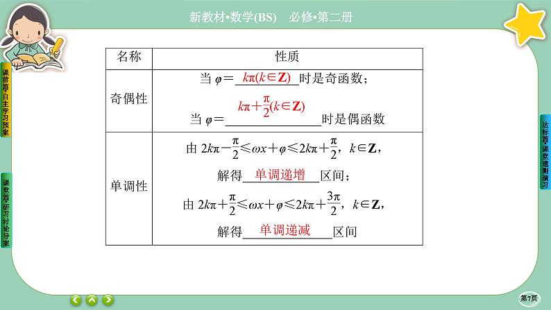 北师大版数学必修二1.6.2《函数y=Asin(wx+φ)性质与图象》课件PPT07