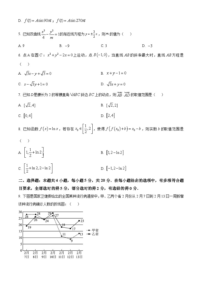 贵州省铜仁市2022-2023学年高二下学期期末质量监测数学试题无答案第2页