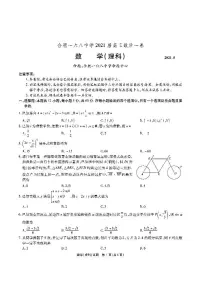 安徽省合肥一六八中学2021届高三最后一卷理科数学【试卷+答案】