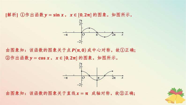 江苏专版2023_2024学年新教材高中数学第7章三角函数7.3三角函数的图象和性质7.3.2三角函数的图象与性质第1课时正弦函数余弦函数的图象课件苏教版必修第一册08