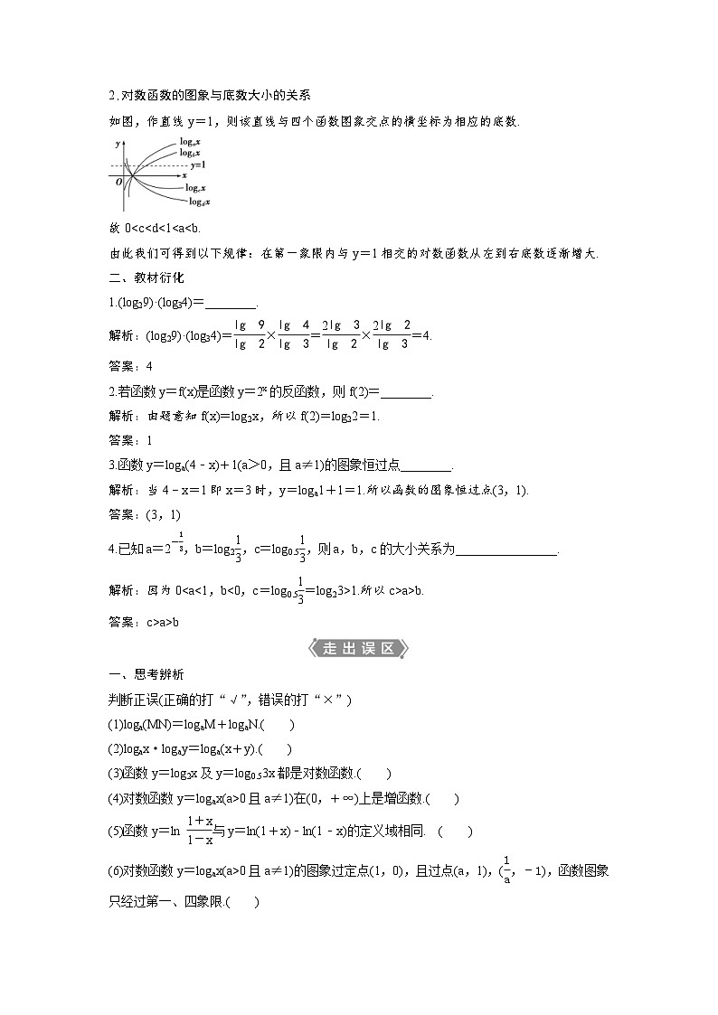 (新高考)高考数学一轮复习讲练测 第3章 第6讲 对数与对数函数 (2份打包,原卷版+教师版)02