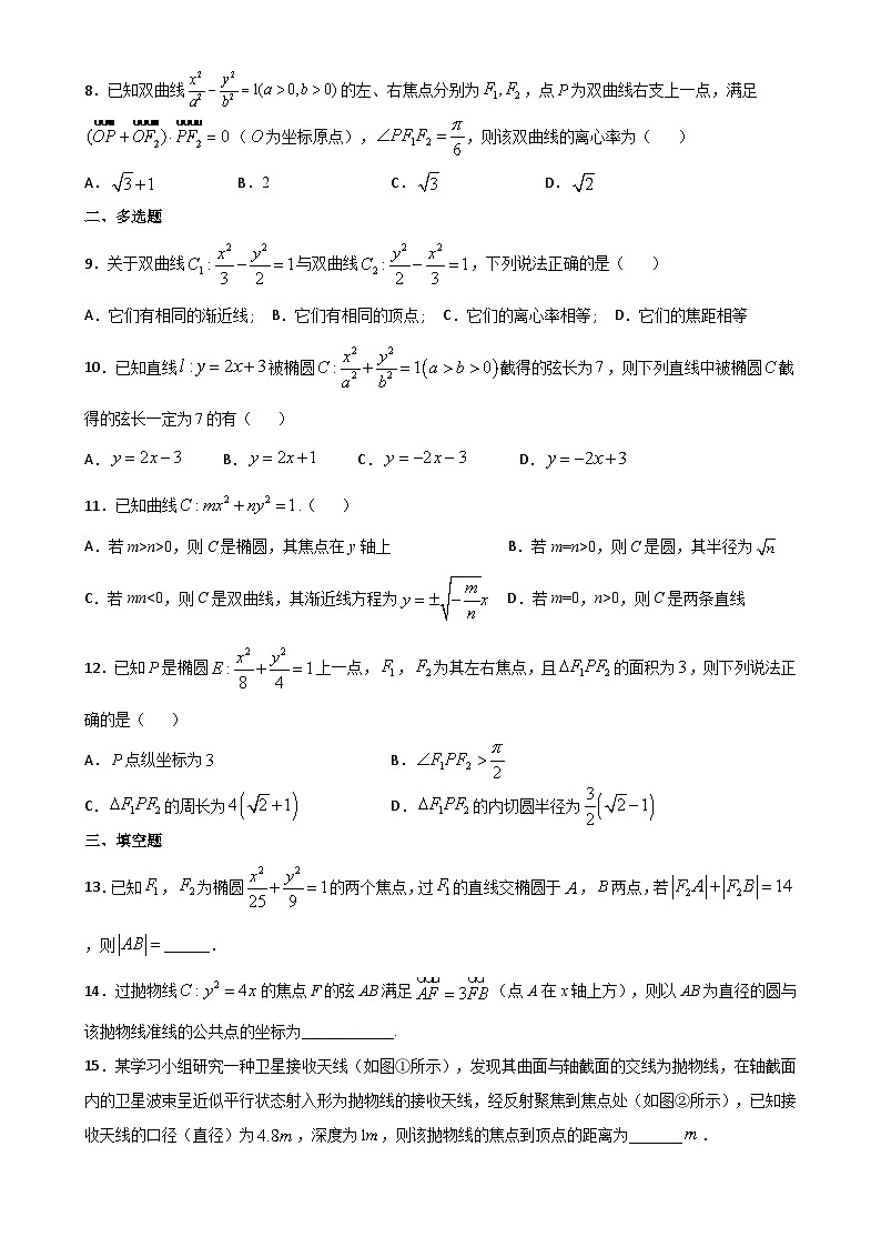 高中数学同步复习圆锥曲线的方程 教案试卷学案练习02