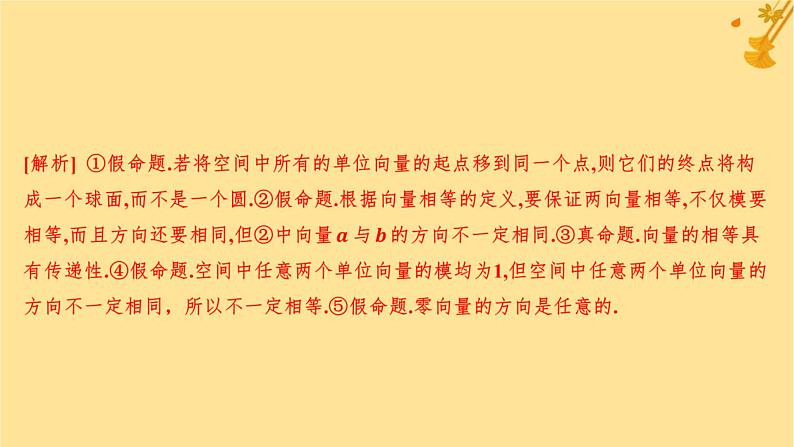 江苏专版2023_2024学年新教材高中数学第一章空间向量与立体几何1.1.1空间向量及其线性运算分层作业课件新人教A版选择性必修第一册第3页