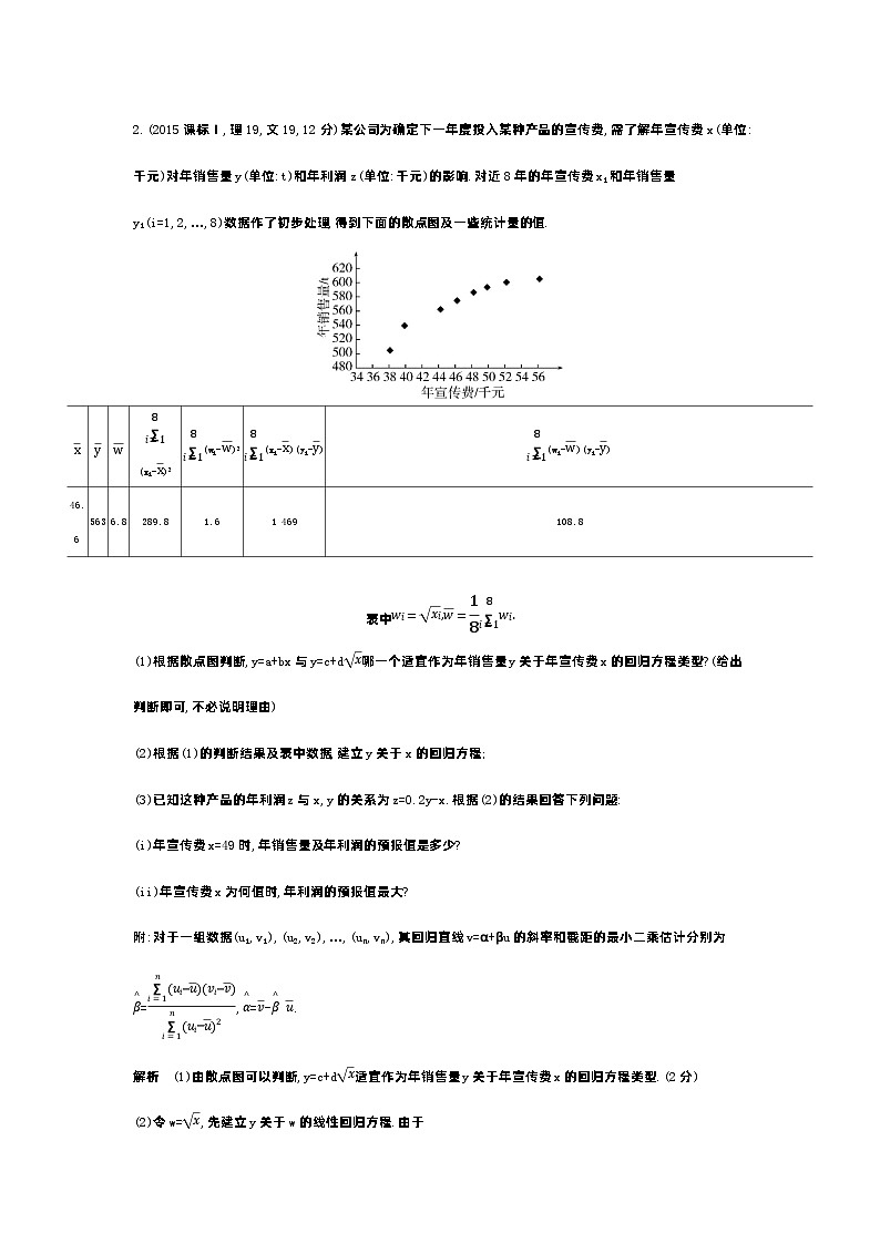1_11.5 变量间的相关关系、统计案例(十年高考)第2页