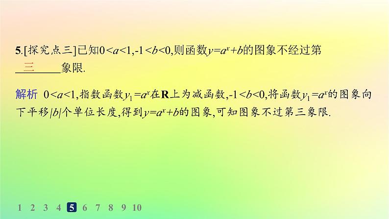 新教材2023_2024学年高中数学第4章指数函数对数函数与幂函数4.1指数与指数函数4.1.2指数函数的性质与图象分层作业课件新人教B版必修第二册第6页