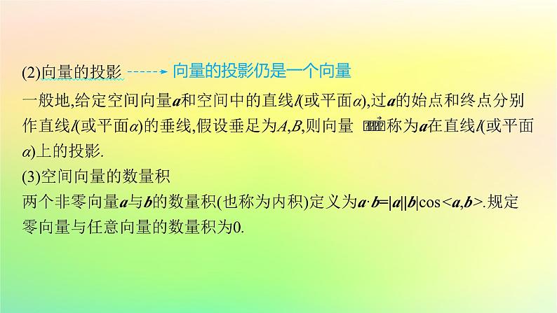 新教材2023_2024学年高中数学第一章空间向量与立体几何1.1空间向量及其运算1.1.1空间向量及其运算第二课时空间向量的数量积课件新人教B版选择性必修第一册第6页