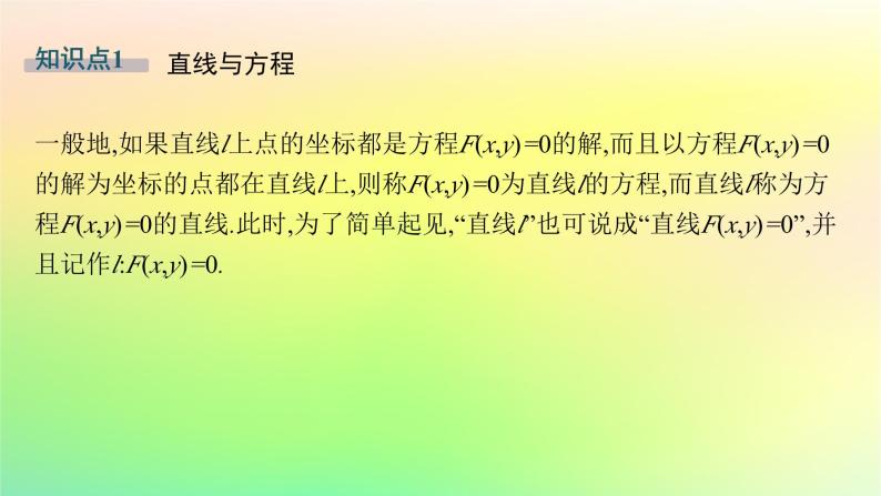 新教材2023_2024学年高中数学第二章平面解析几何2.2直线及其方程2.2.2直线的方程第一课时直线的点斜式方程与斜截式方程课件新人教B版选择性必修第一册05