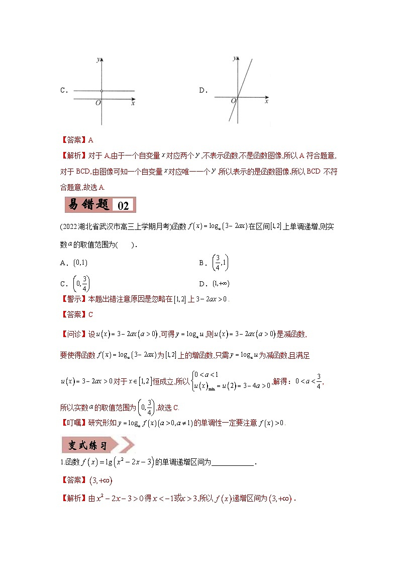 新高考数学二轮复习易错题专练易错点02 函数的性质(含解析)第3页