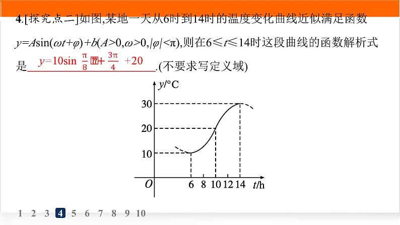 人教A版高中数学必修第一册5-7三角函数的应用分层作业课件07