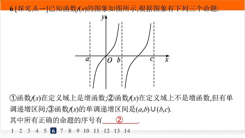 人教A版高中数学必修第一册3-2-1第1课时函数的单调性分层作业课件第8页