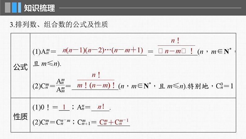 新高考数学一轮复习讲练测课件第10章§10.2排列与组合 (含解析)第7页