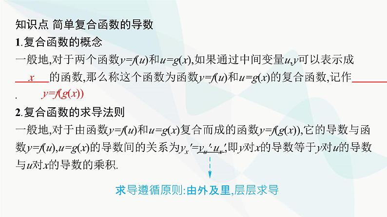 人教A版高中数学选择性必修第二册5-2-3简单复合函数的导数课件05