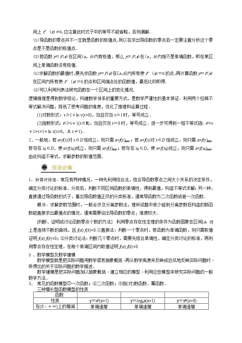 高考数学三轮复习冲刺训练03 导数及其应用(含解析)第3页