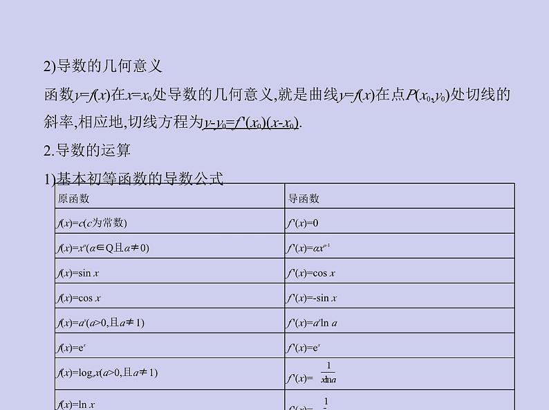 新高考数学二轮复习课件专题四 4.1 导数的概念及运算(含解析)第3页