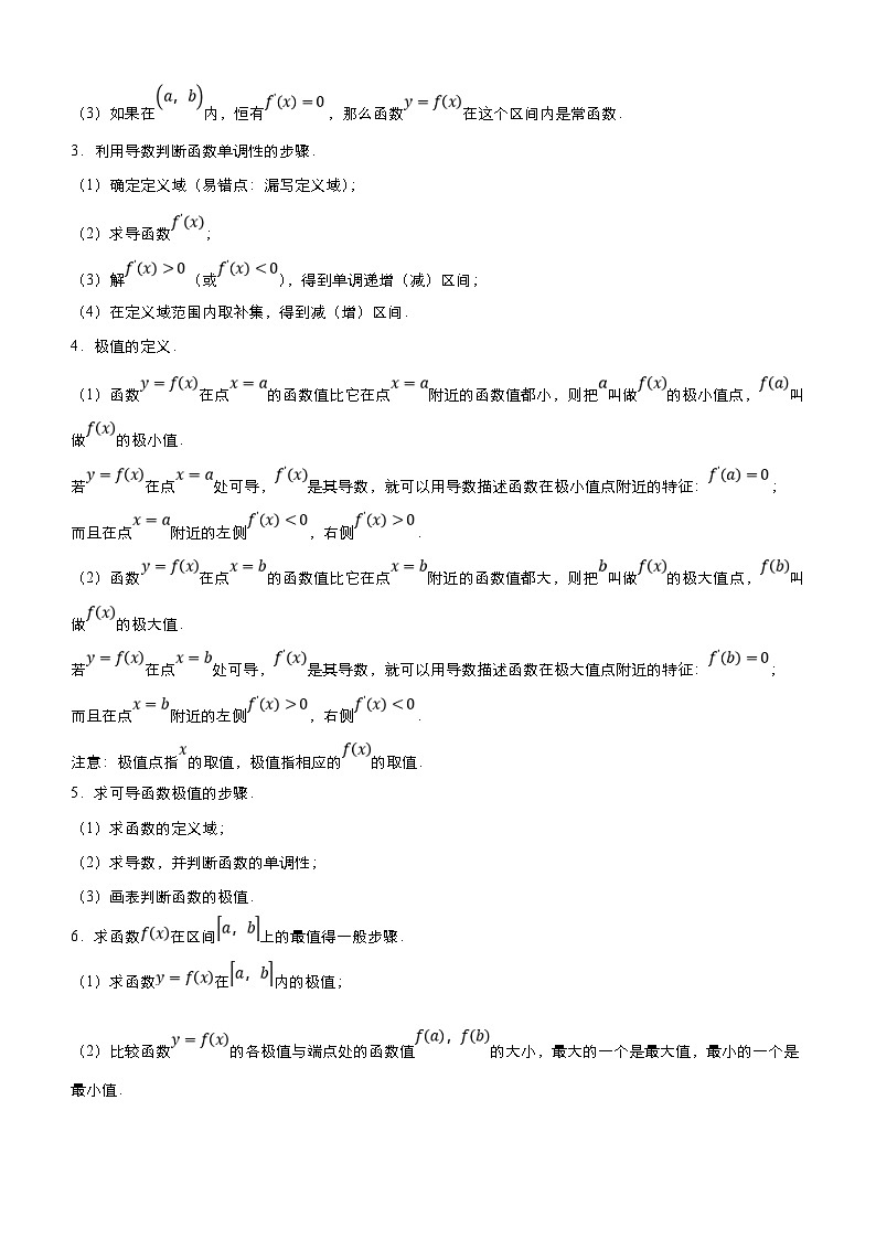 新高考数学三轮冲刺精品专题五 导数(含解析)第2页