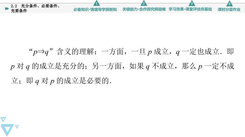 新教材数学苏教版必修第一册第2章 2.2　充分条件、必要条件、充要条件 课件07