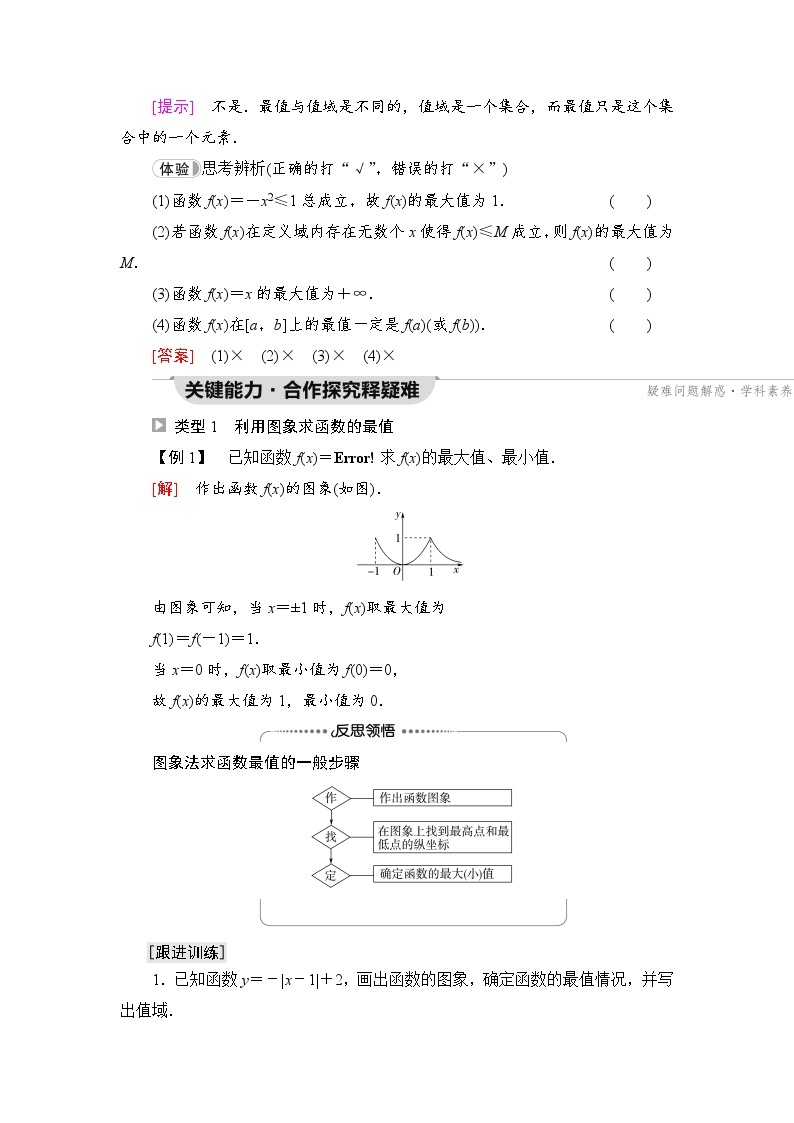 新教材数学苏教版必修第一册第5章 5.3 第2课时　函数的最大值、最小值 课件02