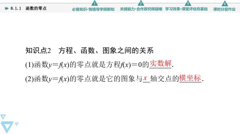 新教材数学苏教版必修第一册第8章 8.1 8.1.1　函数的零点 课件07